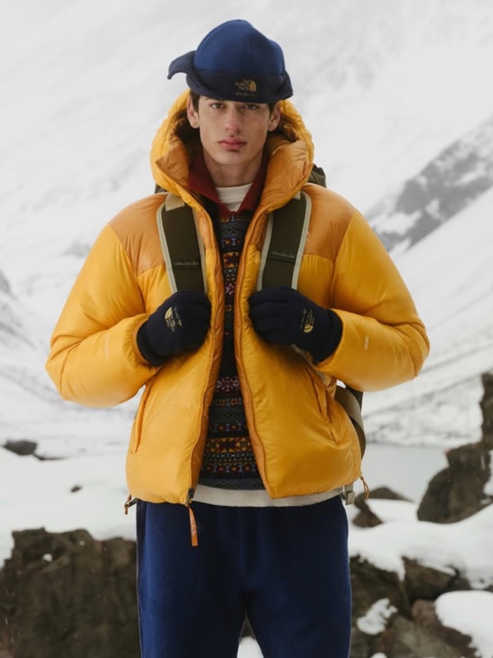 Aime Leon dore X north face puffer size Large